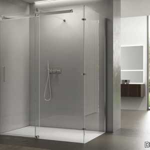 OOPS PSPO+PSFI - Rectangular crystal shower cabin _ DISENIA