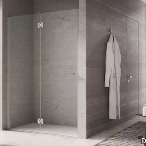 PROJECT - Niche shower cabin with hinged door _ DISENIA