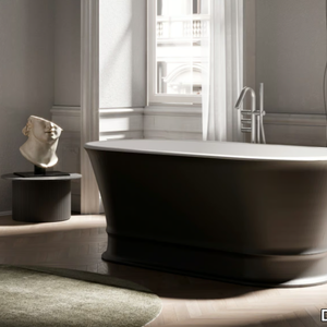 DEKÒ - Freestanding oval Mineralux Stone bathtub _ DISENIA