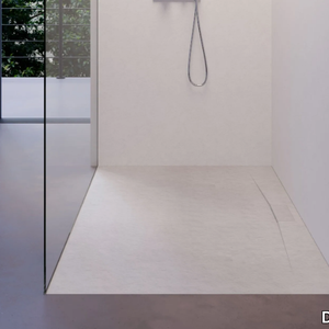 DUAL - Flush fitting rectangular Technogel® shower tray _ DISENIA