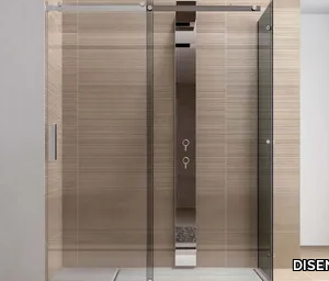 OOPS PS2F - Rectangular crystal shower cabin _ DISENIA