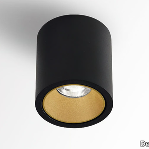 BOXY R SOFT DIM8 - Round ceiling LED metal spotlight _ Deltalight