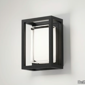MONTUR MINI M - LED glass and metal outdoor wall lamp _ Deltalight