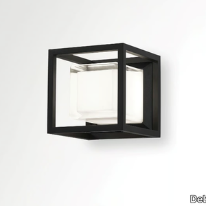 MONTUR S LED - LED opal glass wall light _ Deltalight