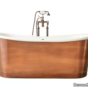AMBRA - Freestanding cast iron bathtub _ Devon&Devon