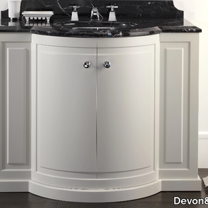 CLARENCE - Vanity unit with doors _ Devon&Devon