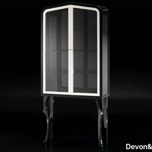DANCER 1 - Wood and glass bathroom cabinet _ Devon&Devon