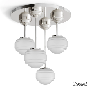 ALLURE - Satin glass ceiling lamp _ Devon&Devon
