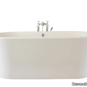 FUSION - Freestanding oval bathtub _ Devon&Devon