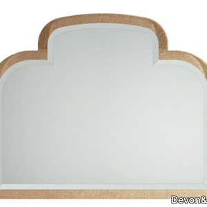 MUSIC - Wooden framed wall-mounted mirror _ Devon&Devon