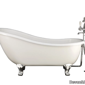 REGINA - Freestanding cast iron bathtub _ Devon&Devon