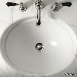 ROSE - Undermount oval washbasin _ Devon&Devon