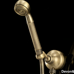 ROYAL - Wall-mounted handshower with bracket for shower _ Devon&Devon
