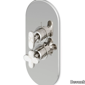 TWENTIES TWY949BCLO2WE - Wall-mounted brass remote control tap _ Devon&Devon