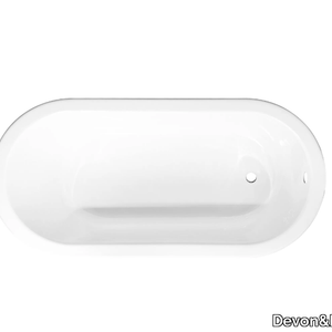 BAYSWATER 16 - Oval built-in bathtub _ Devon&Devon