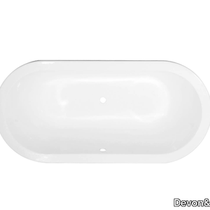 BAYSWATER 17 - Oval built-in bathtub _ Devon&Devon