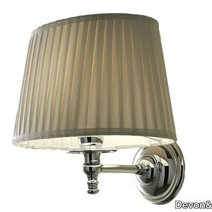 DAISY 3 - Brass and fabric wall lamp _ Devon&Devon