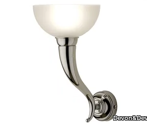 ADAM - Brass and satin glass wall lamp _ Devon&Devon