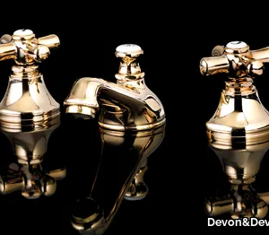 CITY - 3 hole countertop washbasin mixer _ Devon&Devon