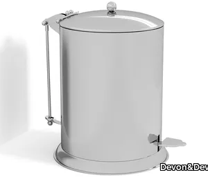 WALTZ - Brass bathroom waste bin _ Devon&Devon