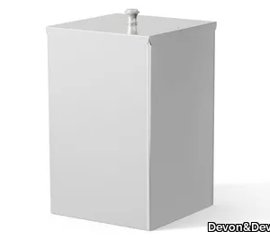 CUBE - Waste basket with lid _ Devon&Devon