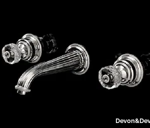 KING - 3 hole wall-mounted bathtub mixer _ Devon&Devon
