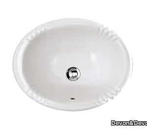 VICTORIAN - Undermount oval washbasin _ Devon&Devon