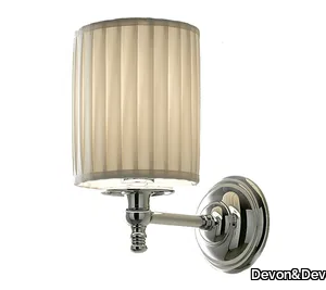 DAISY 2 - Fabric and brass wall lamp _ Devon&Devon