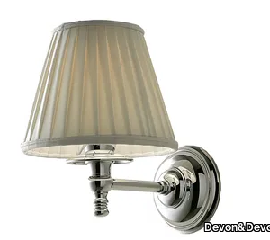 DAISY - Brass and fabric wall lamp _ Devon&Devon