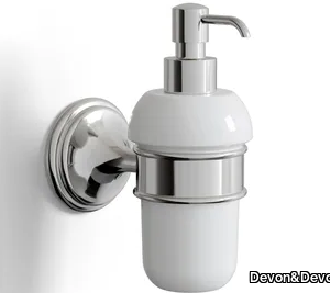 KALOS - Wall-mounted ceramic Bathroom soap dispenser _ Devon&Devon