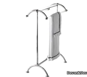 SINGLE - Standing brass towel rail _ Devon&Devon