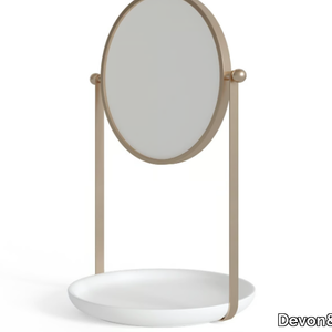 DAHLIA - Table-top round mirror _ Devon&Devon