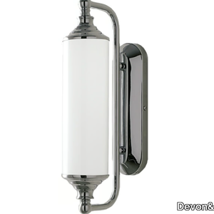 TUBE - Satin glass wall lamp for bathroom _ Devon&Devon