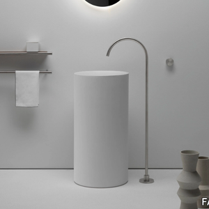 FONTANA - Freestanding Cristalplant® washbasin _ FALPER