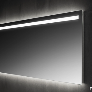 Mirror - Mirrors with straight edges with frontal LED lighting _ FALPER
