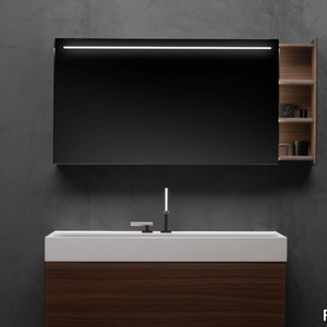 MIRROR CABINETS - Mirror with cabinet with integrated lighting _ FALPER