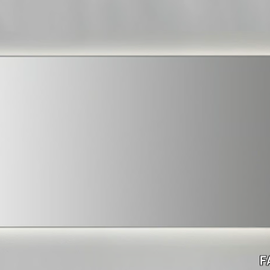 QUATTRO.ZERO - 6L2 - Wall-mounted bathroom mirror with integrated lighting _ FALPER