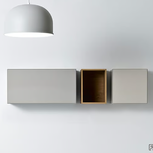 QUATTRO.ZERO - Bathroom wall cabinet with doors _ FALPER