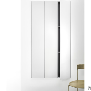 QUATTRO.ZERO - Modular suspended bathroom cabinet with doors _ FALPER