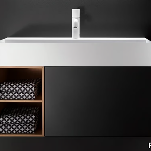 QUATTRO.ZERO - Wall-mounted vanity unit with drawers _ FALPER