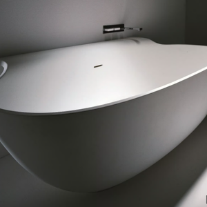 SCOOP - Oval Cristalplant® bathtub _ FALPER