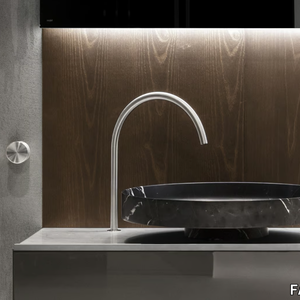 ACQUIFERO - Countertop stainless steel washbasin tap _ FALPER
