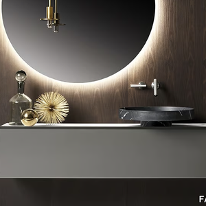 ECCENTRICO - Single wall-mounted vanity unit _ FALPER