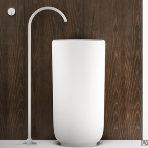 ACQUIFERO - Floor standing stainless steel washbasin tap _ FALPER