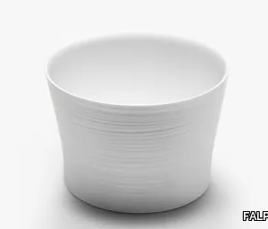 HANDMADE D5P - Countertop round Ceramilux® washbasin _ FALPER
