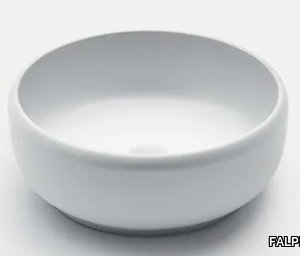 HOMEY WD1 - Countertop round Cristalplant® washbasin _ FALPER