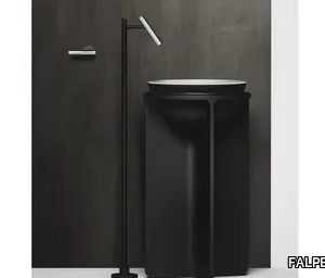 CILINDRO - Floor standing stainless steel washbasin tap _ FALPER