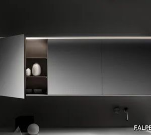 SHAPE DZ - ZL - Mirror with cabinet with integrated lighting _ FALPER