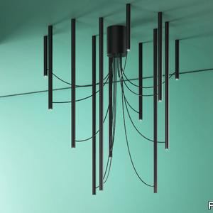 ARI - Anodized aluminium ceiling lamp _ Fabbian