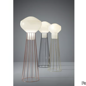 AÉROSTAT - Blown glass floor lamp _ Fabbian